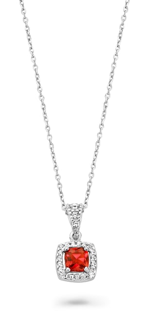 Orphelia 'Faustine' Damenkette mit Anhänger aus 925er Sterlingsilber – Silber ZH-7199/RE - Image 3