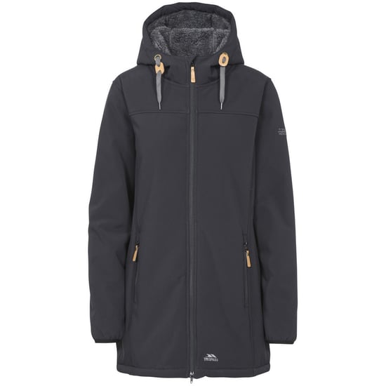 Trespass Womens/Ladies Kristen Longer Length Hooded Waterproof Jacket (Black)