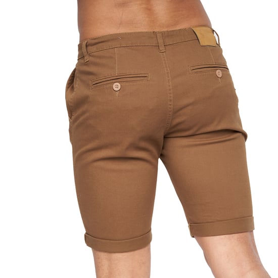 Crosshatch - "Sinwood" Shorts für Herren (Zimt) - Image 5