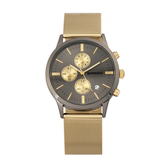 Breed Espinosa Chronograph Mesh-Armbanduhr mit Datum - Image 1