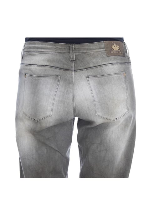 Ermanno Scervino Damen Graue Baumwollmischung Lockere Boyfriend-Jeans - Image 6