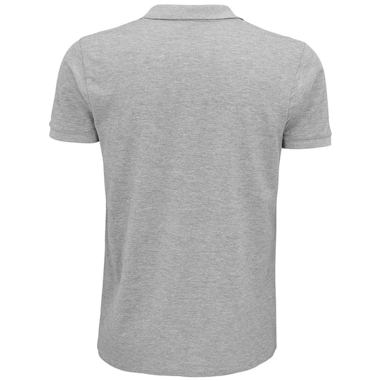 SOLS Herren Planet Pique Bio-Poloshirt (grau meliert) - Image 2