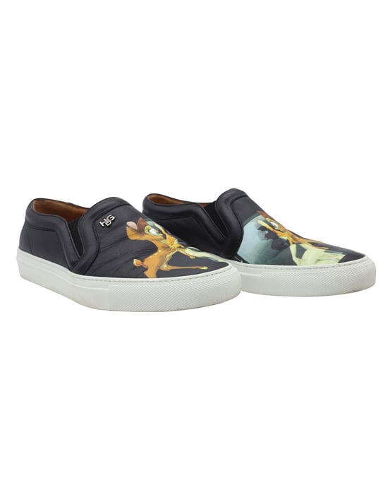 Givenchy Bambi Skate Sneakers aus schwarzem Leder - Image 4