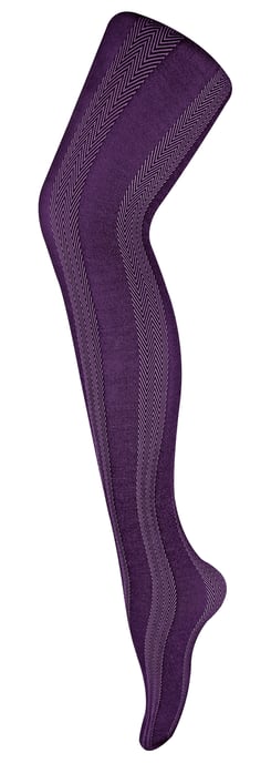 Sock Snob - Farbige 80 Denier Strumpfhosen für Damen - gestreift - blickdicht - Image 1