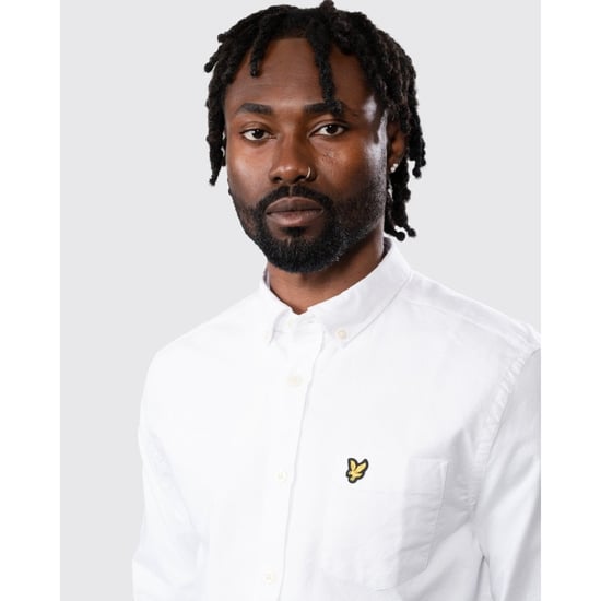 Lyle & Scott Regular Fit Leichtes Oxford-Hemd in Weiß - Image 6