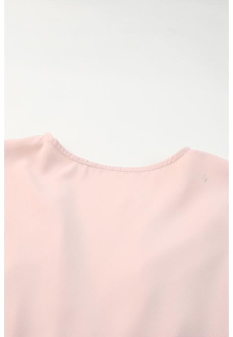 Damen-Strampelanzug mit tiefem V-Ausschnitt, Knopfleiste und hoher Taille in Rosa - Image 2