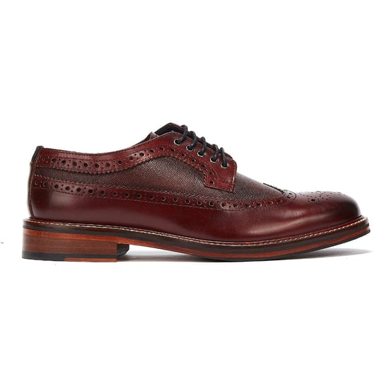 Ben Sherman Archie Brogue Herren Burgundy Schuhe - Image 5