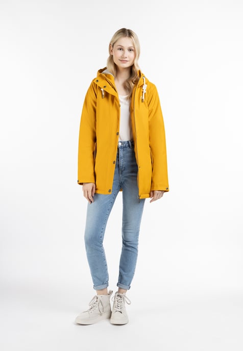 ICEBOUND Wattierte Regenjacke Damen Senf - Image 2