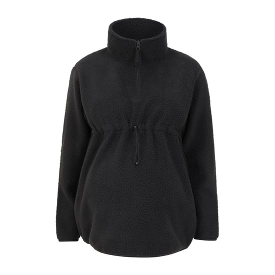 Mountain Warehouse Womens/Ladies Cosy Sherpa Half Zip Maternity Fleece Top (Schwarz) - Image 1