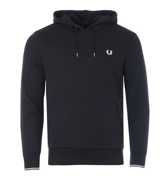 Sweat à Capuche Fred Perry Pour Homme en Noir - Image 1