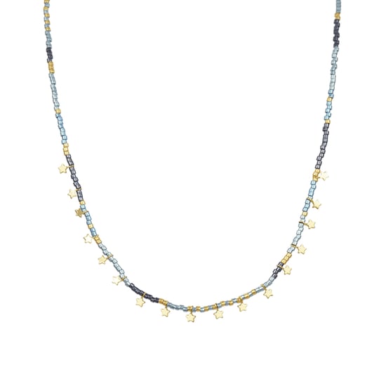 Luxenter Sterling Silber 925 Halskette mit 18K Gelbgold - Muh - Image 1