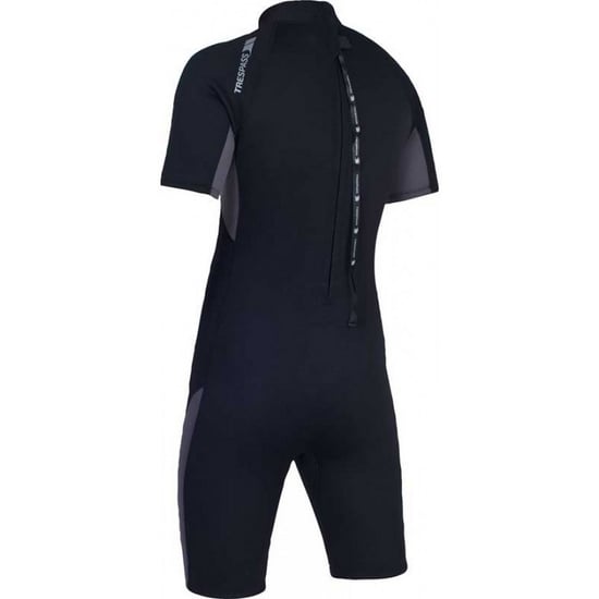Trespass Scuba Mens 3mm Short Wetsuit (Black)