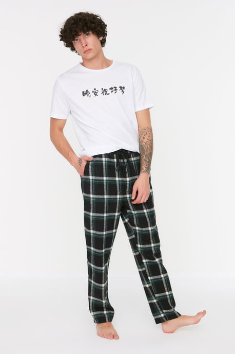 Trendyol Herren Taille entspannt Pyjama-Hose - Image 1