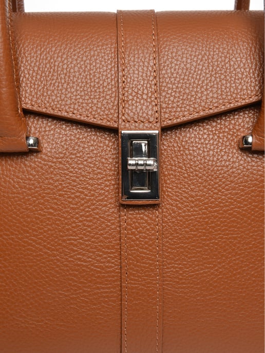 Luisa Vannini Braun Rindsledertasche - Image 3