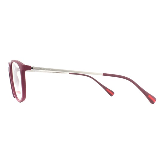 Prada Sportbrille Rahmen PS03HV VYX1O1 Bordeaux Gummi Männer - Image 3