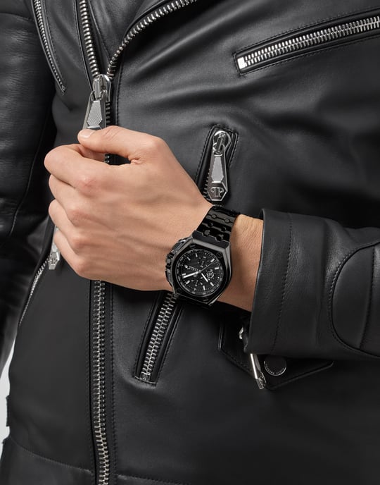 Philipp Plein Plein Extreme Schwarz Herren Armbanduhr PWGAA0921 - Image 3
