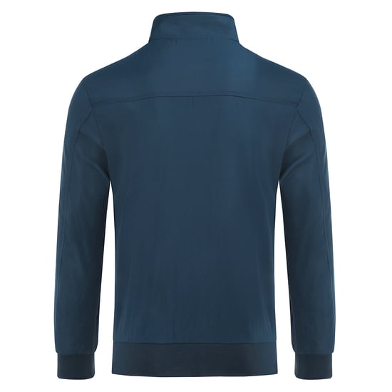 Heren Bomberjack met opstaande kraag, overgangsjack voor de herfst, casual sportjack donkerblauw - Image 4