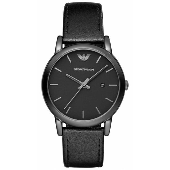 Emporio Armani AR1732 Luigi Classic Schwarz Lederband Herrenuhr - Image 1