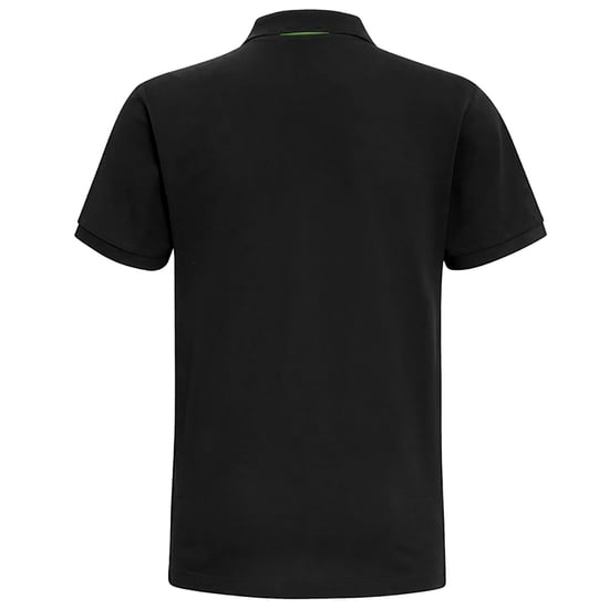 Asquith & Fox Herren Classic Fit Kontrast-Poloshirt (Schwarz/Limette) - Image 2