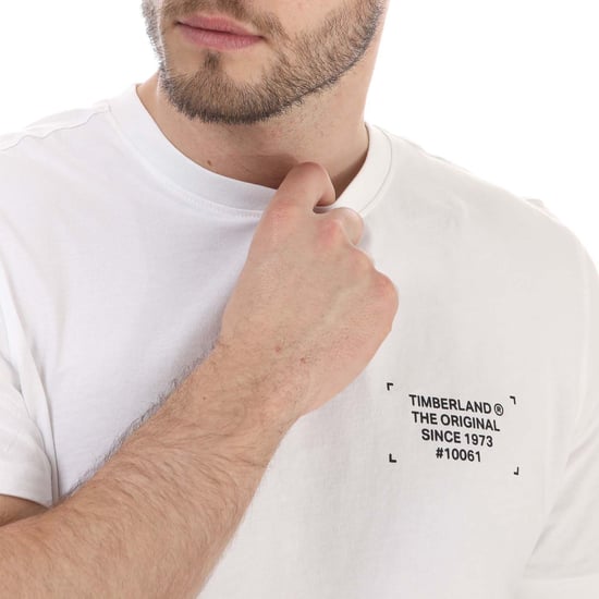Men's Timberland YC Back Box T-Shirt in White