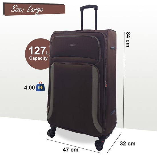 Soft 8 Wheel Luggage Light Travel Suitcases