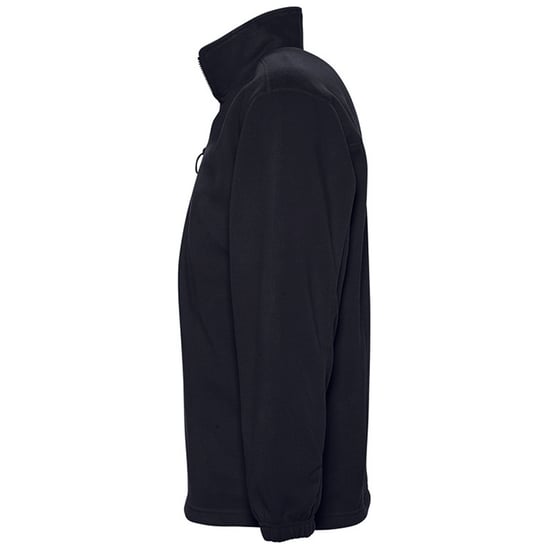 SOLS Ness Unisex Zip Neck Anti-Pill Fleece Top (Schwarz) - Image 3