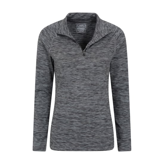 Mountain Warehouse - "Bend & Stretch" Midlayer mit halbem Reißverschluss für Damen (Schwarz) - Image 4