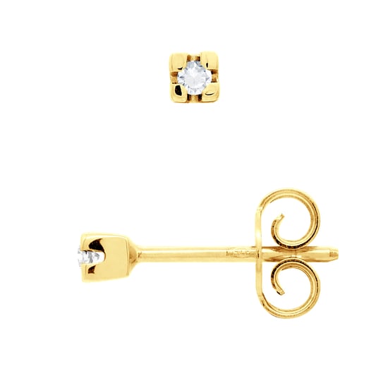 DIADEMA - Earrings - Diamonds - Yellow Gold