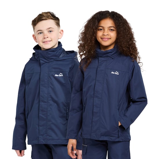 Peter Storm Kids' Downpour 3-in-1 Waterproof Jacket with a Cosy Brushed-back Fleece