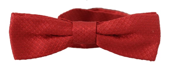 Dolce & Gabbana Rot 100% Seide Verstellbarer Hals Papillon Herrenfliege - Image 3