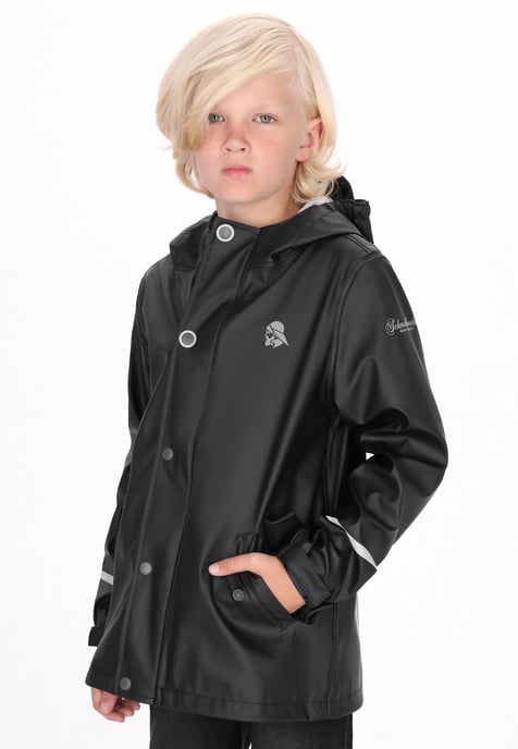 Schmuddelwedda Regenmantel Jungen (Kids) Schwarz - Image 3