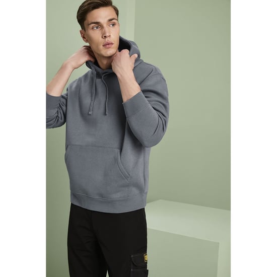 Russell Mens Authentic Full Zip Hooded Sweatshirt / Hoodie (Light Oxford) - Image 6