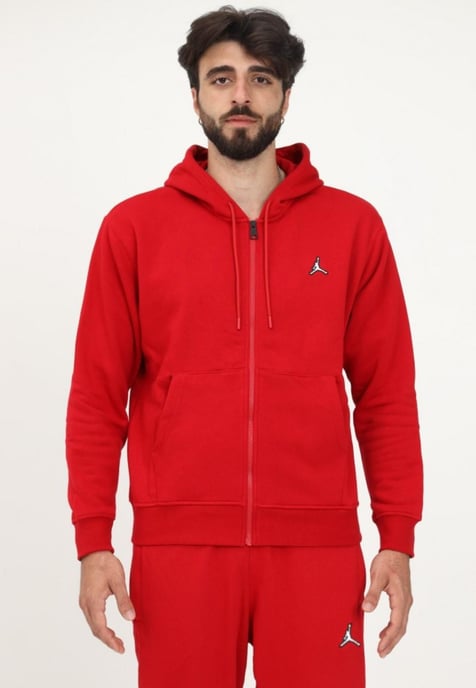 Nike Herren Jordan Brooklyn Fleece-Trainingsanzug in Rot - Image 2