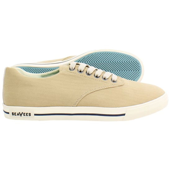Seavees Hermosa Surfwash Herren Braune Plimsolls - Image 4