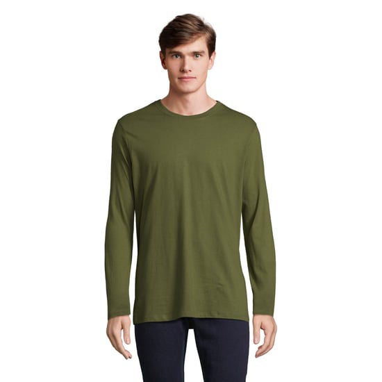 SOLS - "Imperial" T-Shirt für Herren Langärmlig (Dunkel-Khaki) - Image 1