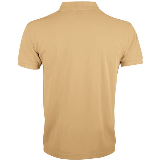 SOLs Mens Prime Pique Plain Kurzarm-Poloshirt (Sand) - Image 2