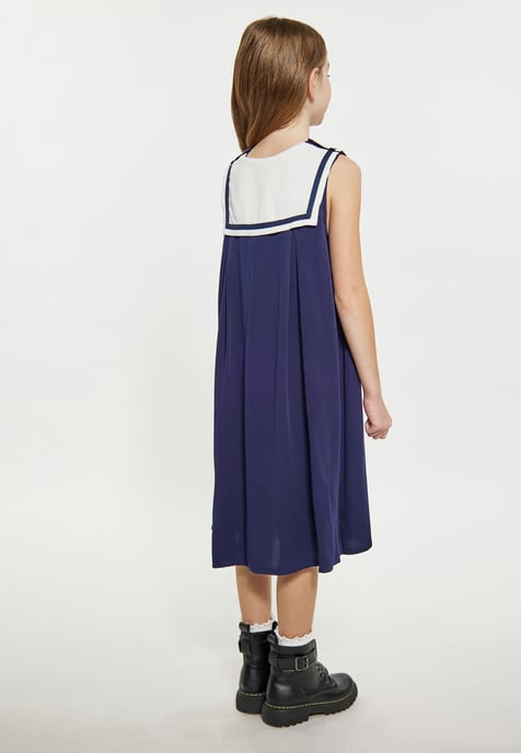 Dreimaster Kleid Mädchen (Kids) Marine - Image 4