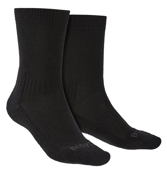 Bridgedale - Herren Wandern leichte Merino Socken - Schwarz - Image 1