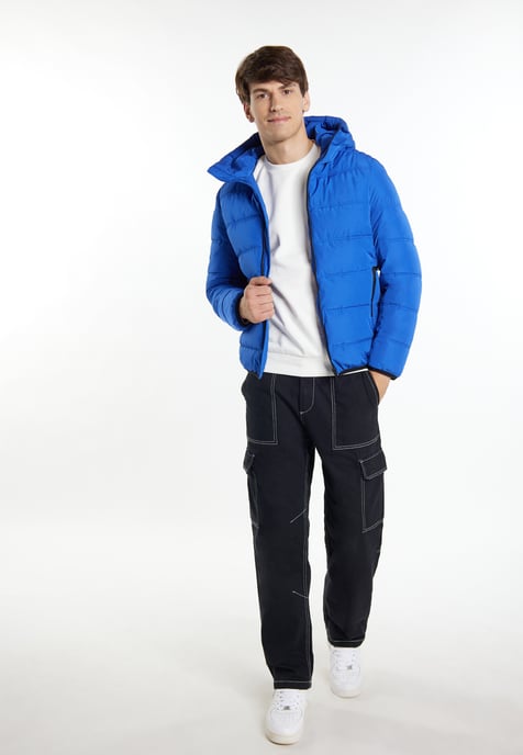Mo Wattierte Winterjacke Herren Blau - Image 2