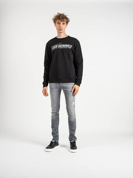 Les Hommes Sweatshirt Herren Schwarz - Image 6