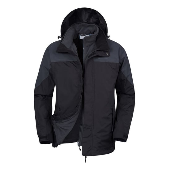 Mountain Warehouse Mens Storm 3 in 1 Waterproof Jacket (Grey)