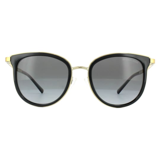 Michael Kors Sunglasses Adrianna 1 1010 1100T3 Black Gold Grey Gradient Polarized