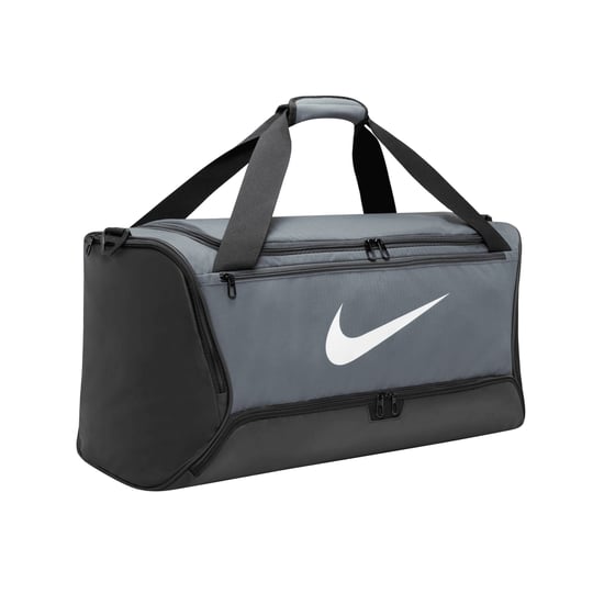 Nike Brasilia Swoosh Training 60L Duffle Bag (Eisengrau/Schwarz/Weiß) - Image 4