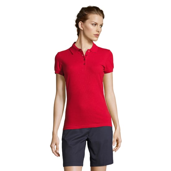 SOLS - PEOPLE Kurzärmeliges Polo-Shirt - Damen (Rot) - Image 5