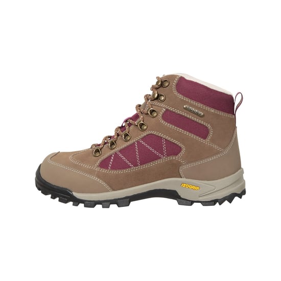 Mountain Warehouse Womens/Ladies Storm Suede Waterproof Hiking Boots (Brown)