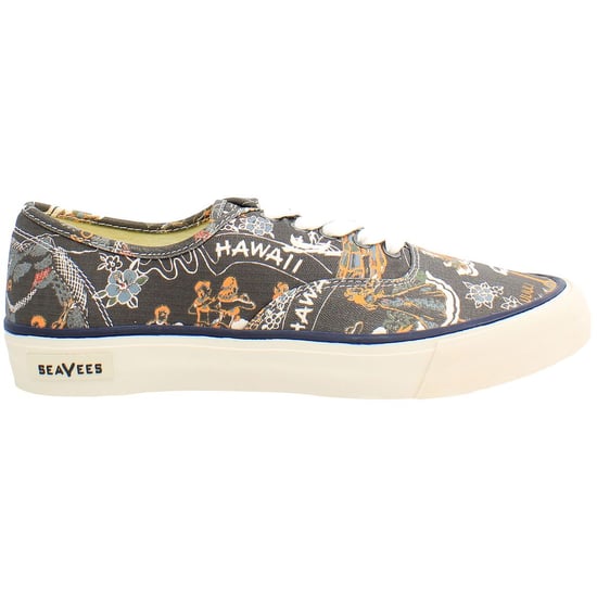 Seavees Legend Beachcomber Herren Schwarz Schuhe - Image 1