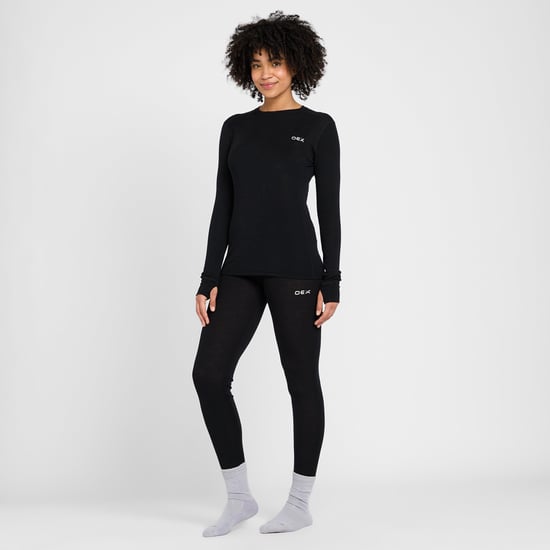 OEX Women's Kelso Lightweight Merino Baselayer Pants made with 100% Merino Wool