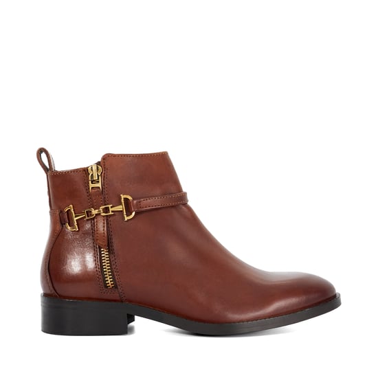 Dune Ladies Parklyn - Leather Buckle-Detail Ankle Boots - Image 2