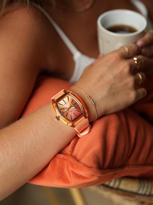 Ice Watch Ice Boliday - Dome - Peach Cherry Sunset Damenorange Uhr 024036 - Image 4