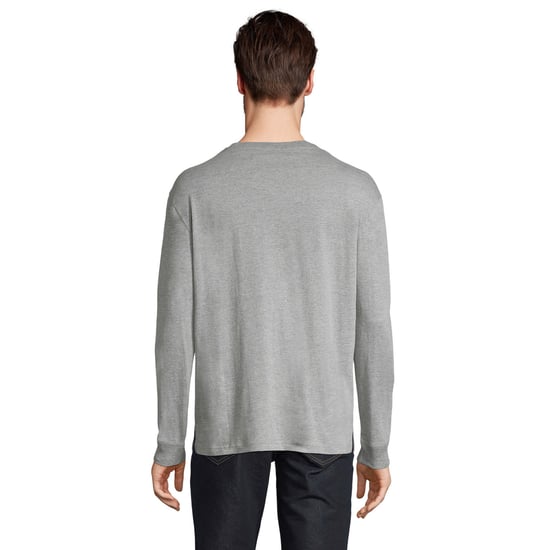 SOLS - "Pioneer" T-Shirt für Herren/Damen Unisex Langärmlig (Grau meliert) - Image 2